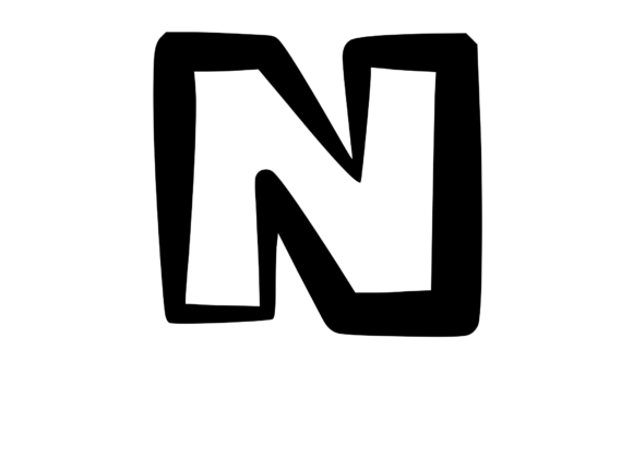 Cute and Bold Uppercase Mono Letter N: A Strategic Asset for Visual Identity