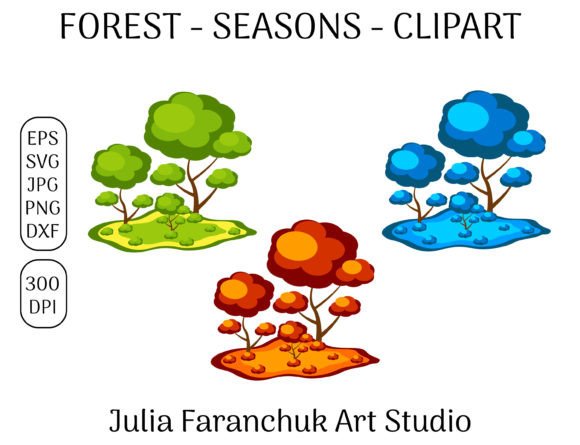 Integrating Forest Seasons Clipart into Professional Design Workflows