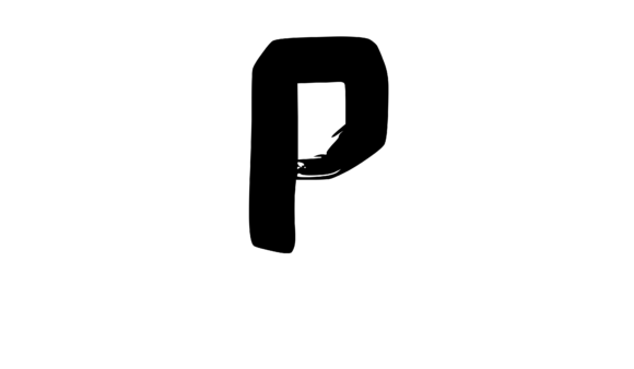 Summer Beach Shack Paint Brushed Mono P: A Versatile Design Asset for Creators